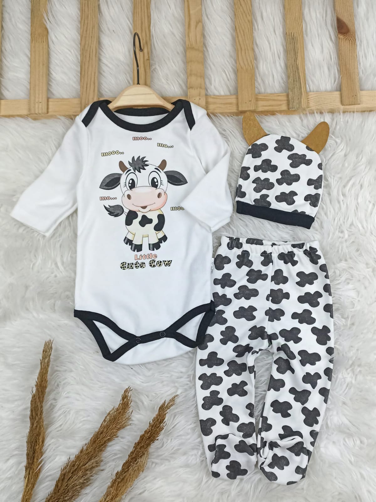 1833 İNEK MOO BADY'Lİ 3'LÜ TAKIM  - 0-3 Ay