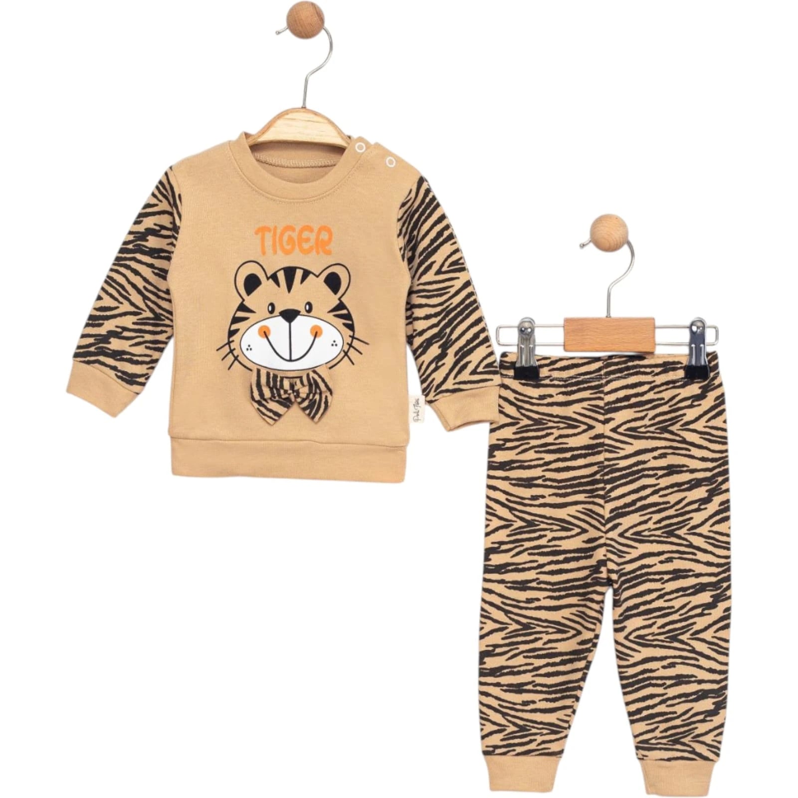 1955 TİGER PAPYONLU PENYE TAKIM - Mavi / 9-12 Ay