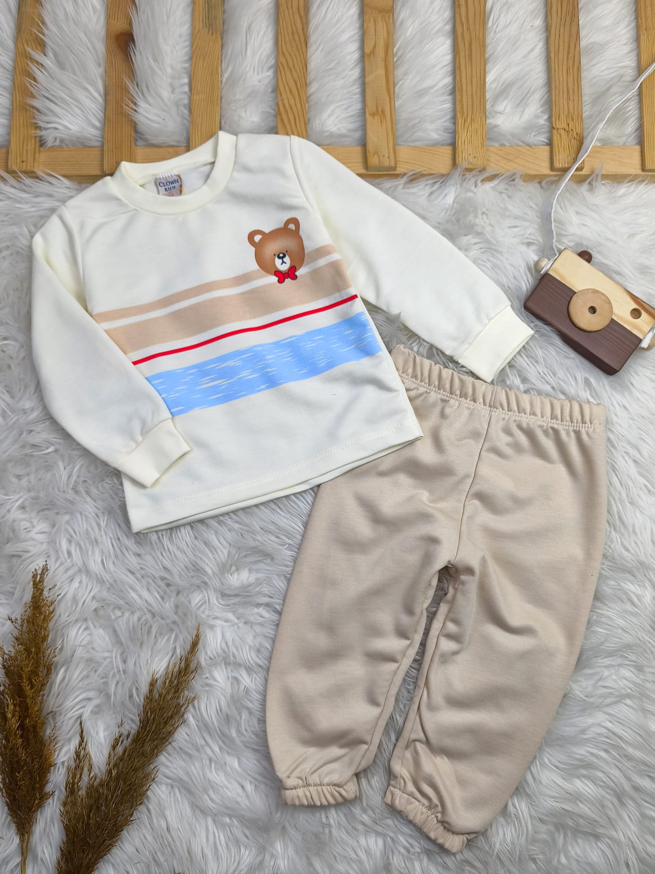 1875 PAPYONLU AYICIK MEVSLİMİK TAKIM - Mavi / 4 Yaş