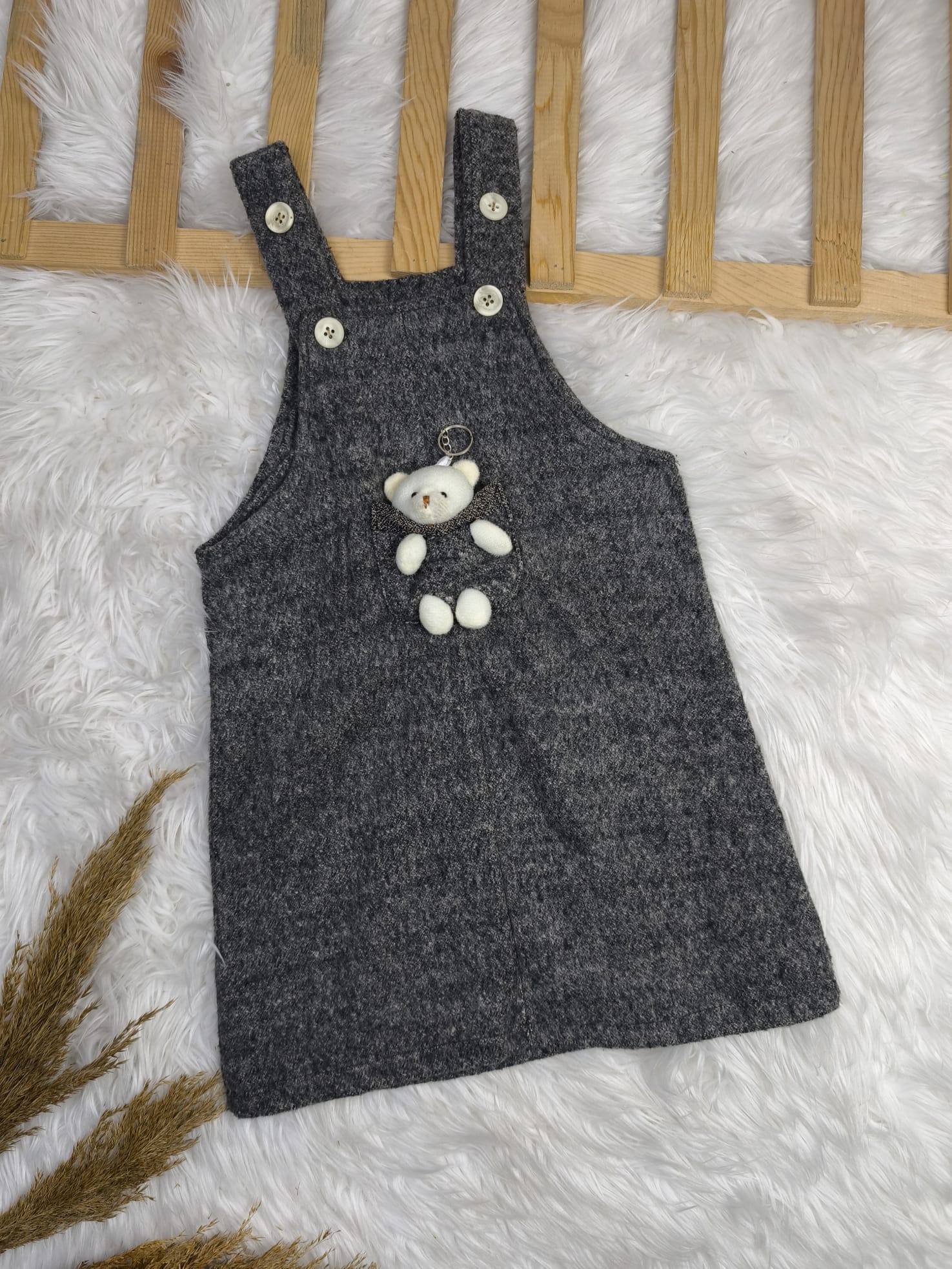 9506 AYICIK OYUNCAKLI ELBİSE  - 3-4 yaş