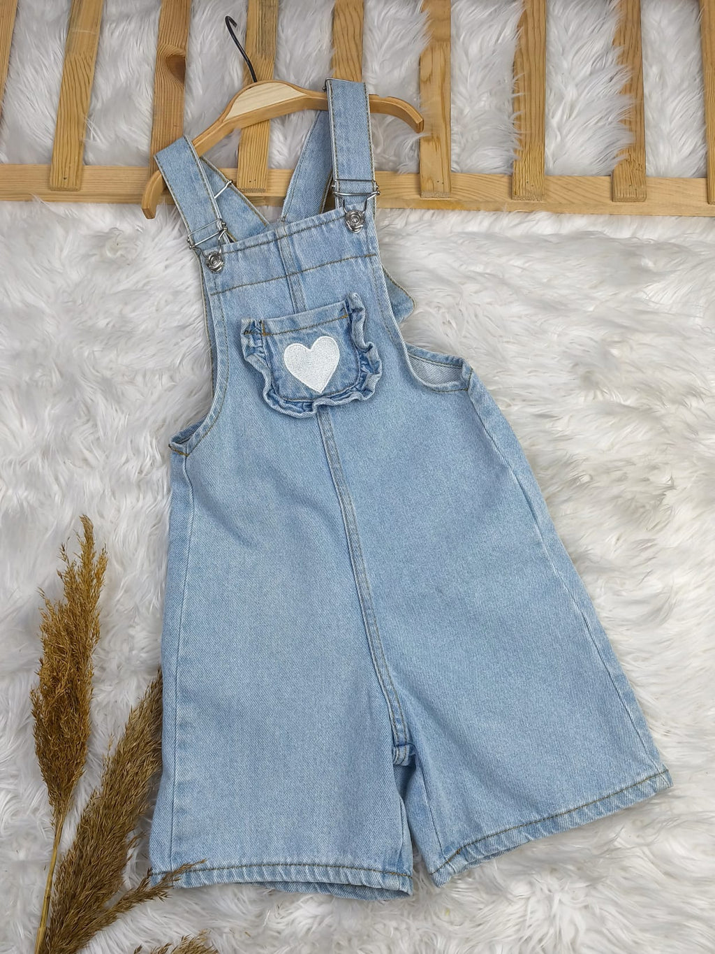 9066 ZARA KALP CEP DETAYLI KOT KAPRİ SALOPET - 3-4 yaş