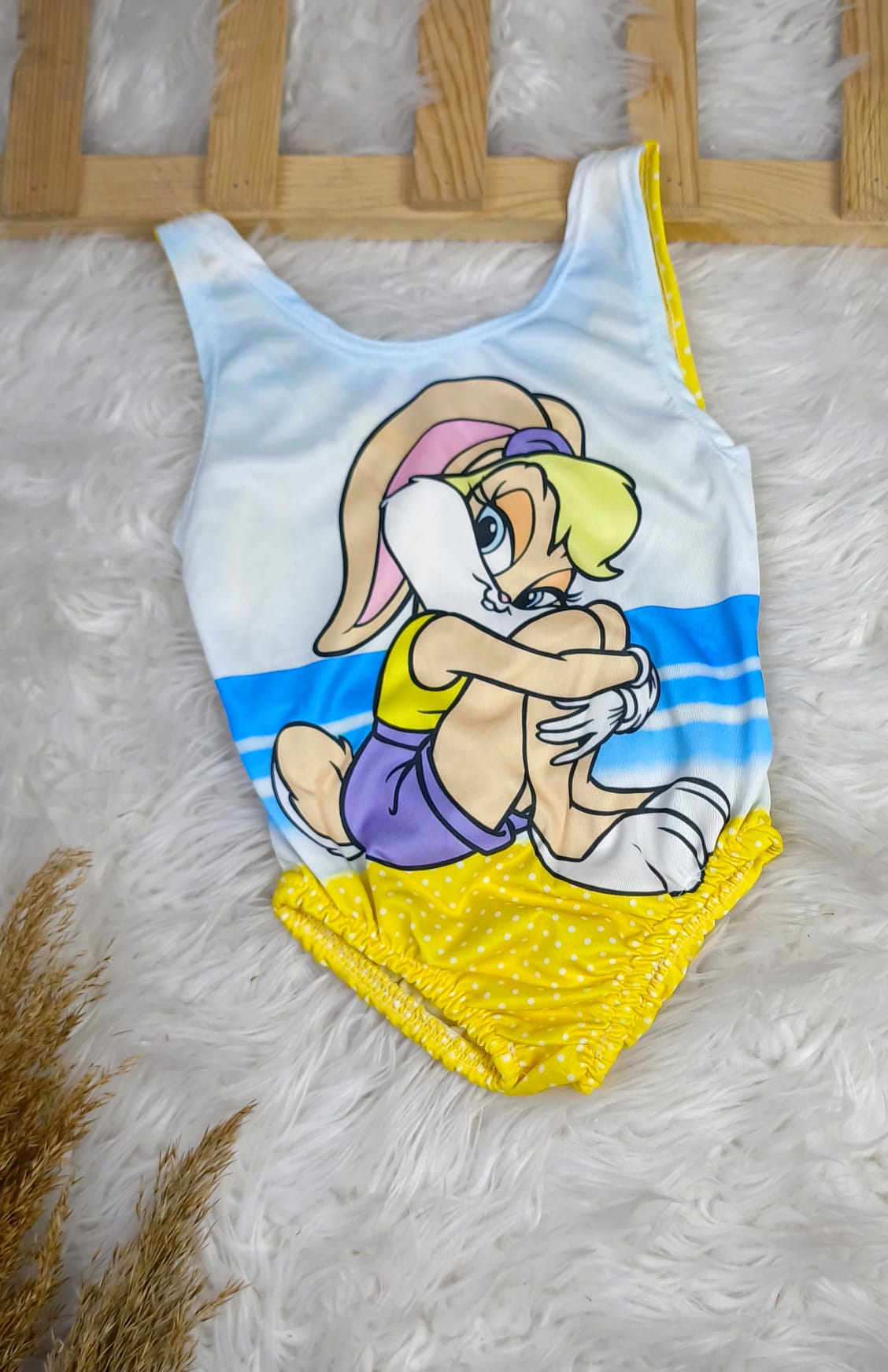 5554 TAVŞAN KIZ BASKILI MAYO  - 1-2 yaş