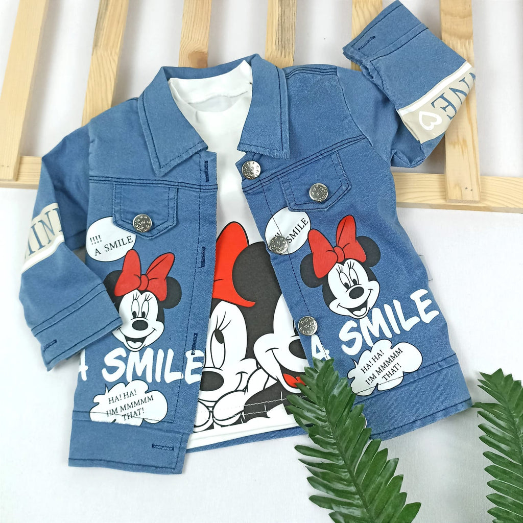 UST-0140 Mickey Swet Kot Ceket Takım - 6-9