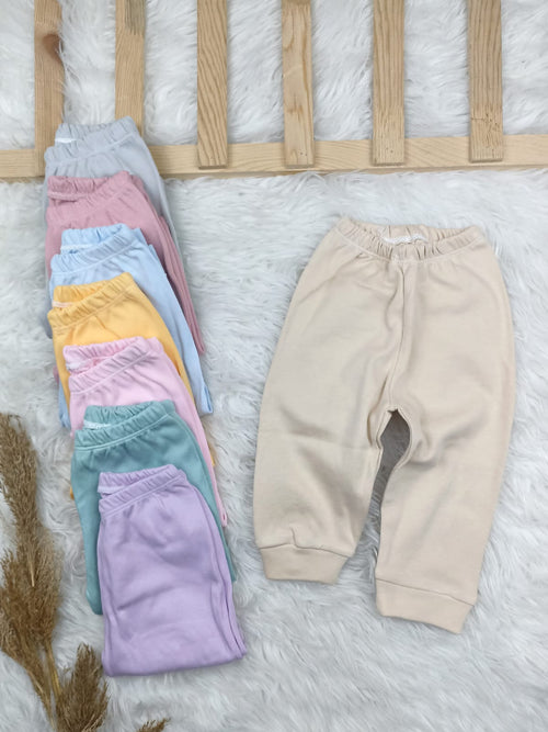 1032 DÜZ RENK BEBE PENYE  TEK ALT  - Lila / 3-6 Ay