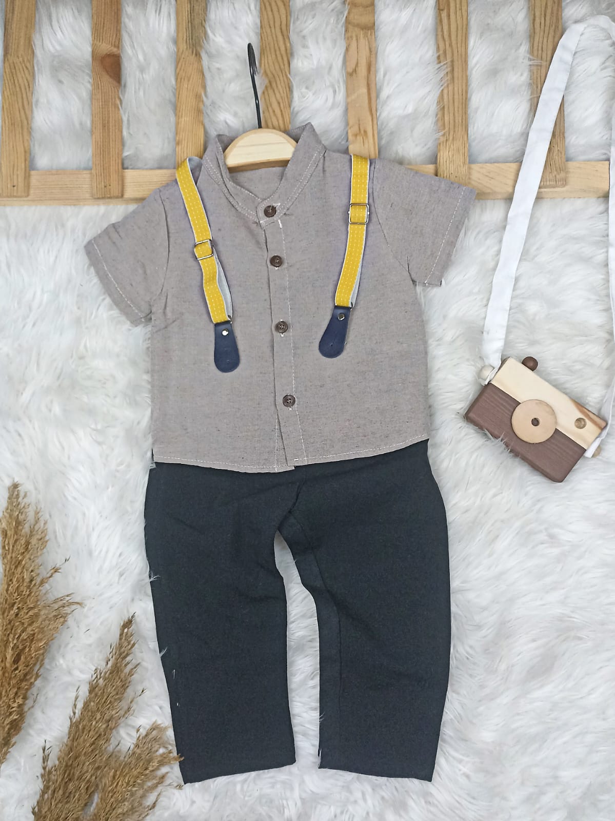 1253 ERKEK ASKILI PANTOLONLU TAKIM  - 1 Yaş