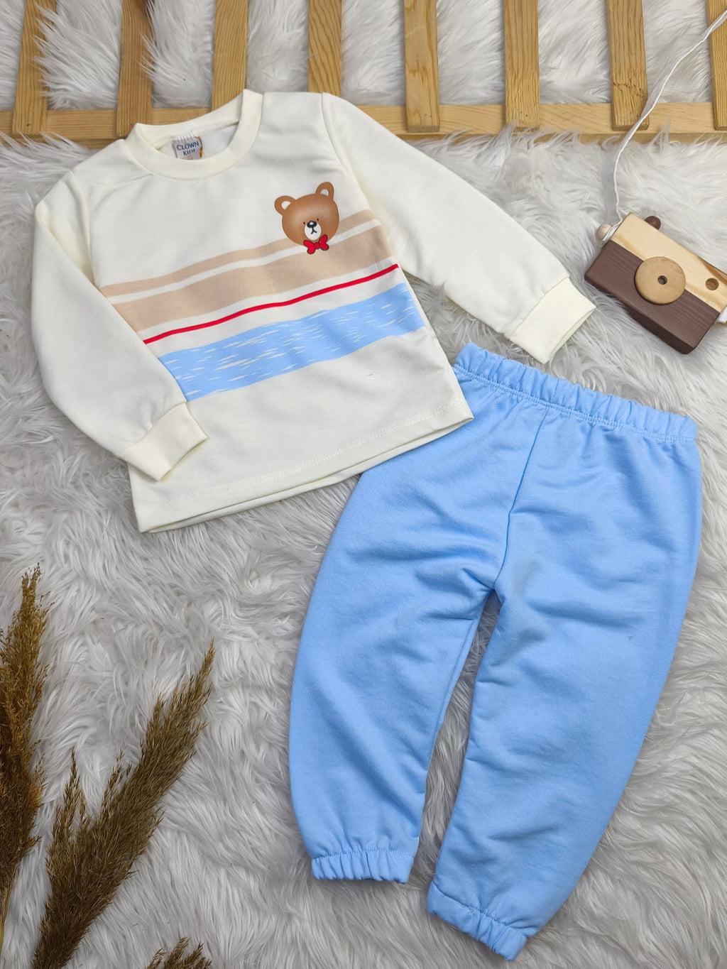 1875 PAPYONLU AYICIK MEVSLİMİK TAKIM - Mavi / 2 Yaş