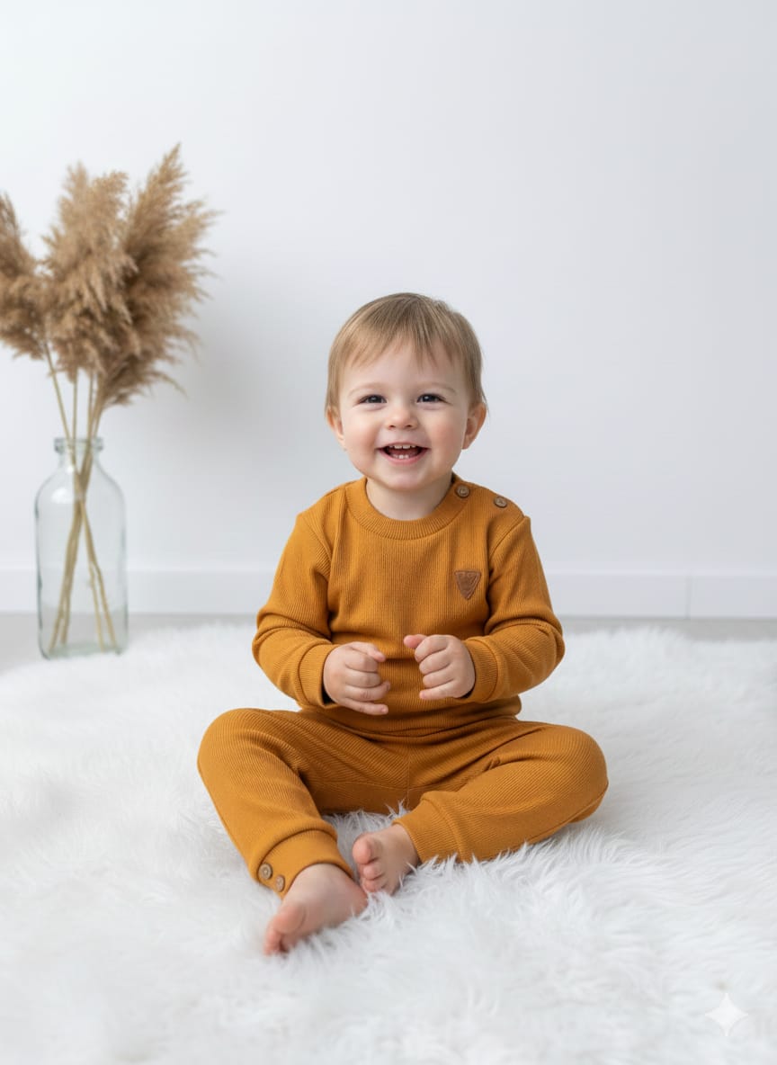 1959 DİFAS DÜZ RENK ATMALI TAKIM  - Gri / 1-2 yaş