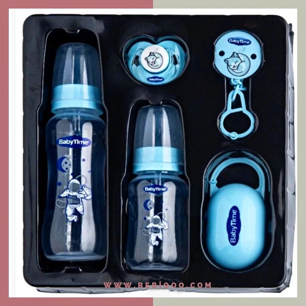 BABY TİME 5'Lİ  CAM BİBERON SETİ - Default Title