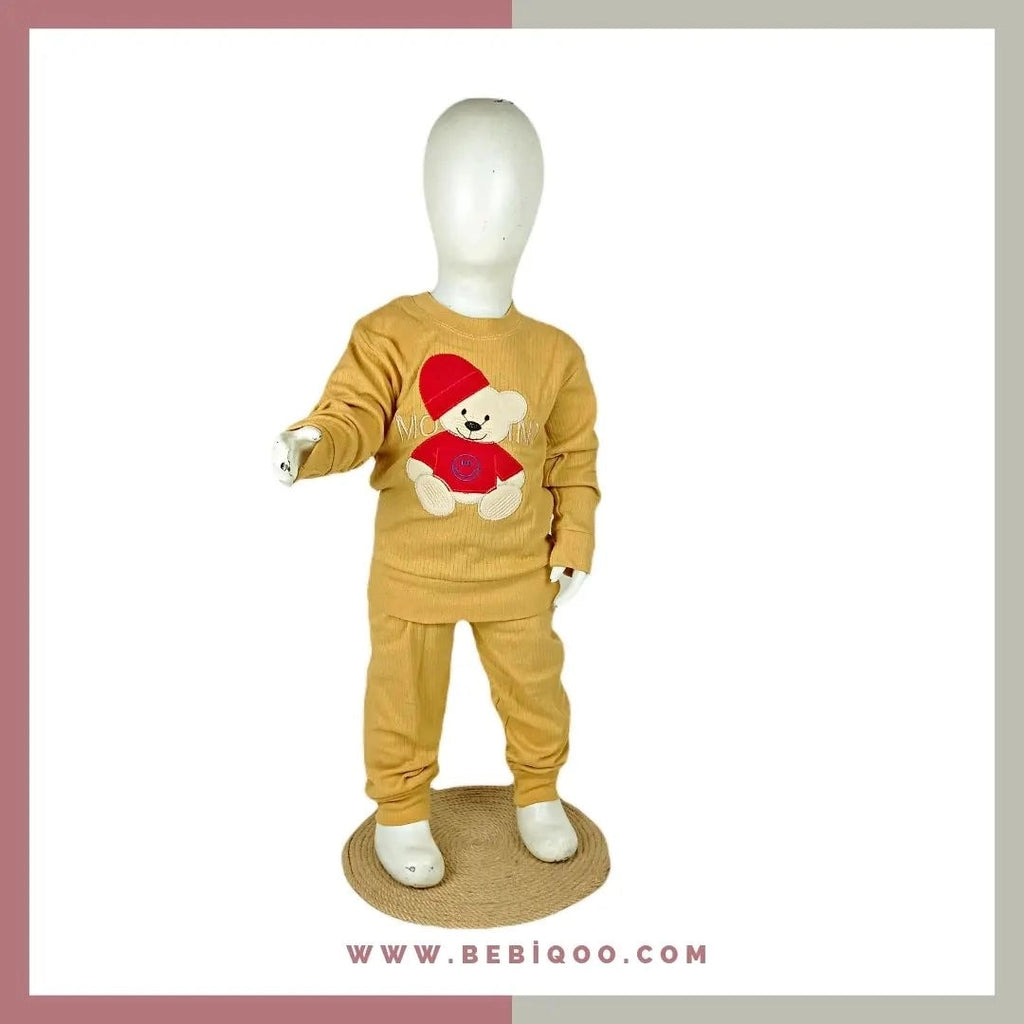 TKM-67123  FİTİL KUMAŞ MOSCHİNO AYICIK TAKIM - Yeşil / 2