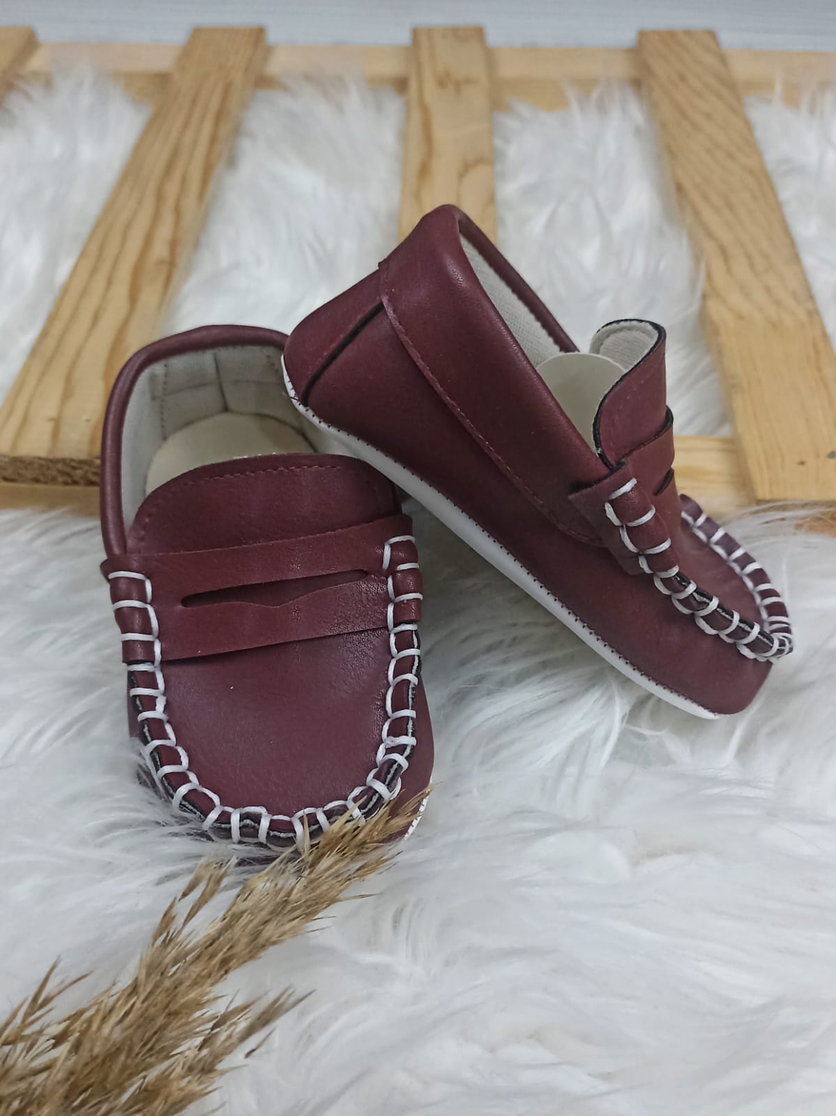 7027 ERKEK BEBEK LÜX PATİK AYAKKABI  - Lacivert / 17