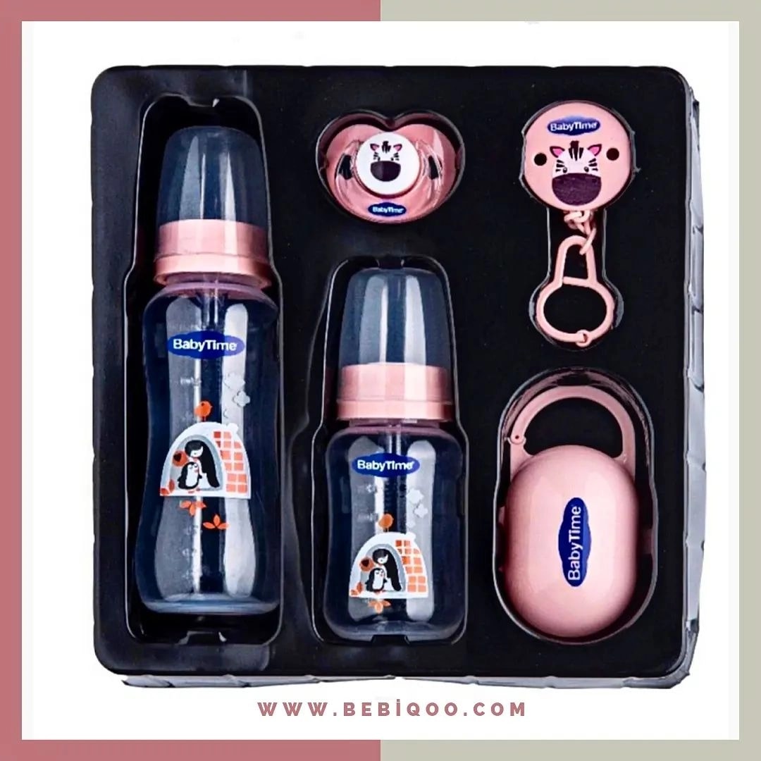 BABY TİME 5'Lİ CAM BİBERON SETİ - Default Title