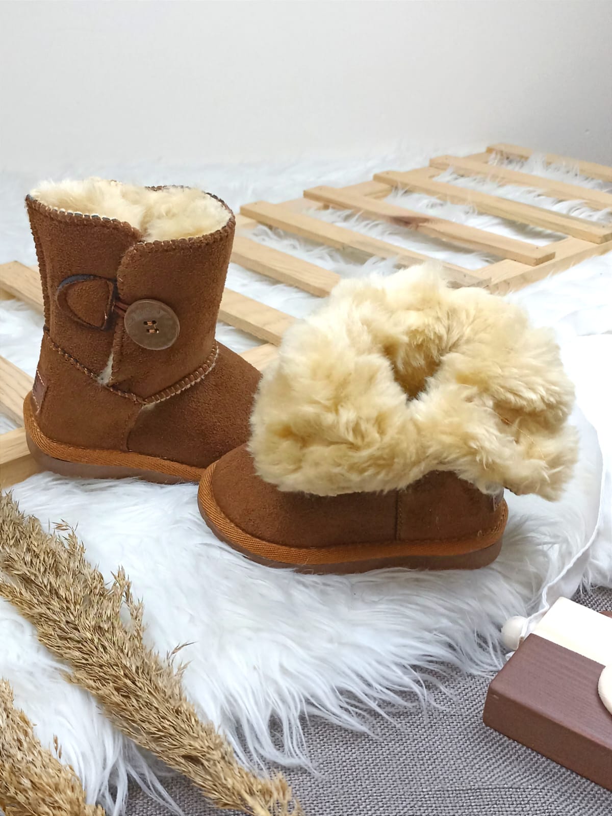UGG BEBE KIŞLIK BOT AYAKKABI  - Kahve / 20