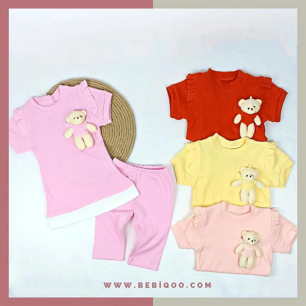 AYICIK OYUNCAKLI TAYTLI TAKIM - Sarı / 9-12