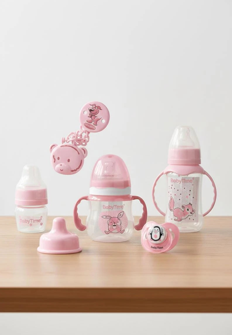433714 BABY TİME 5'Lİ HOŞ GELDİN BİBERON SETİ