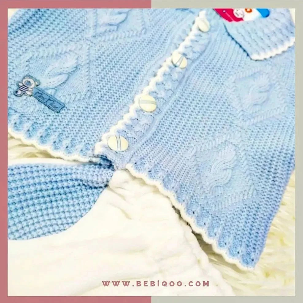 Yenidoğan Battaniyeli Triko Set