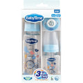 433717 BABY TİME 3'LÜ CAM SETİ  - Mavi