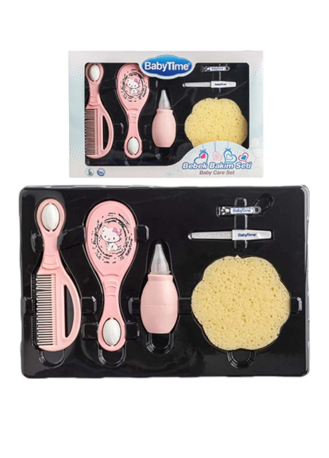 433713 BABY TİME BEBEK BAKIM SETİ - Pembe