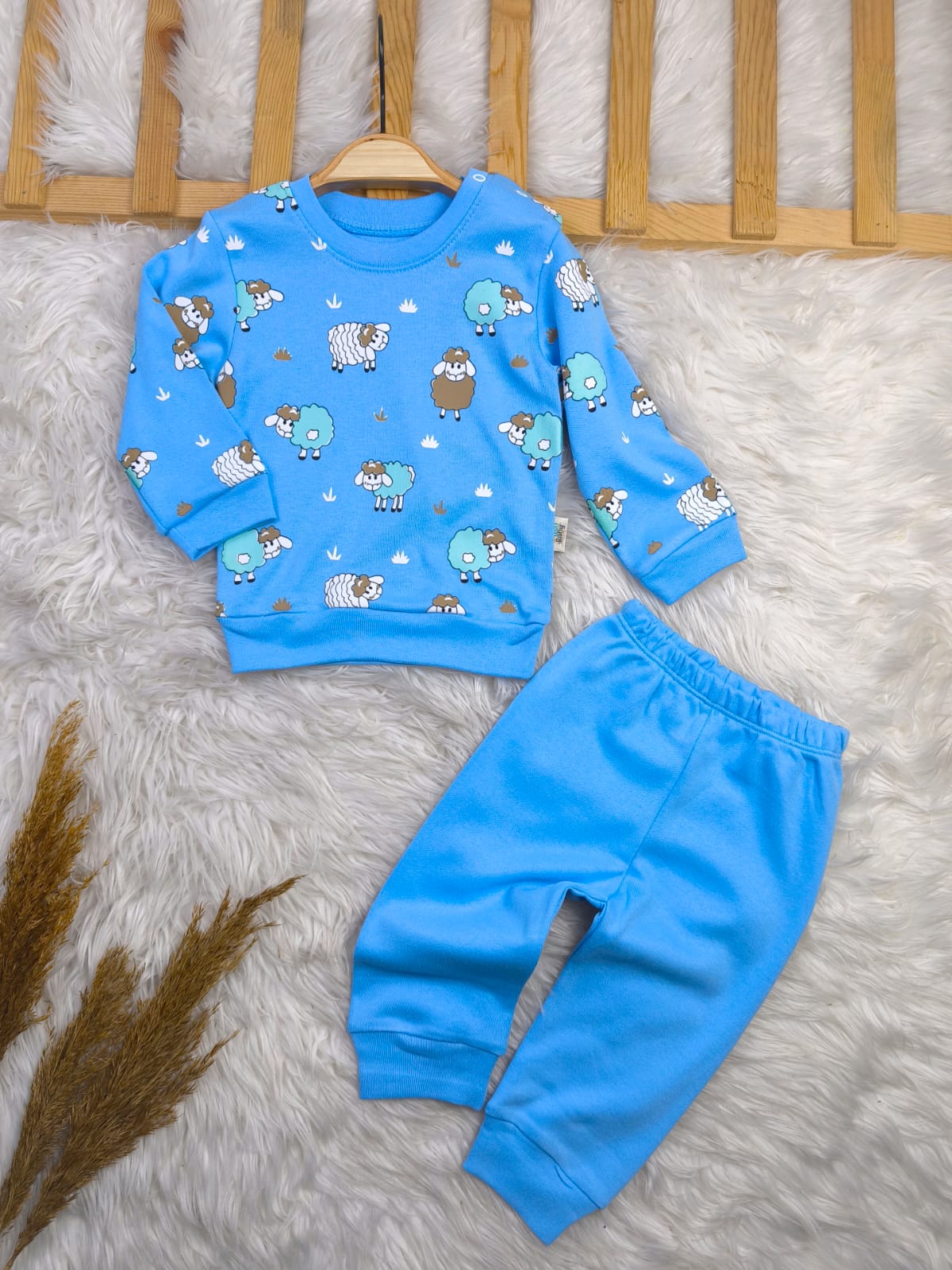 1863 ERKEK BEBEK KUZUCUK MEVSİMLİK TAKIM - Yeşil / 12-18 Ay