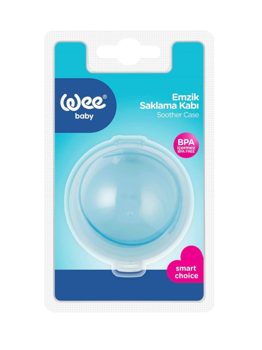 0117 Wee Baby Emzik Saklama Kabı-Mavi