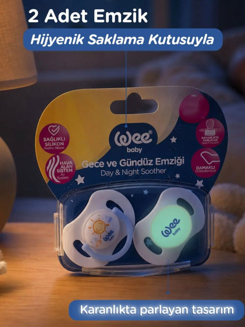 0152 Wee Baby Gece Gündüz Emzik Seti-0-6 Ay