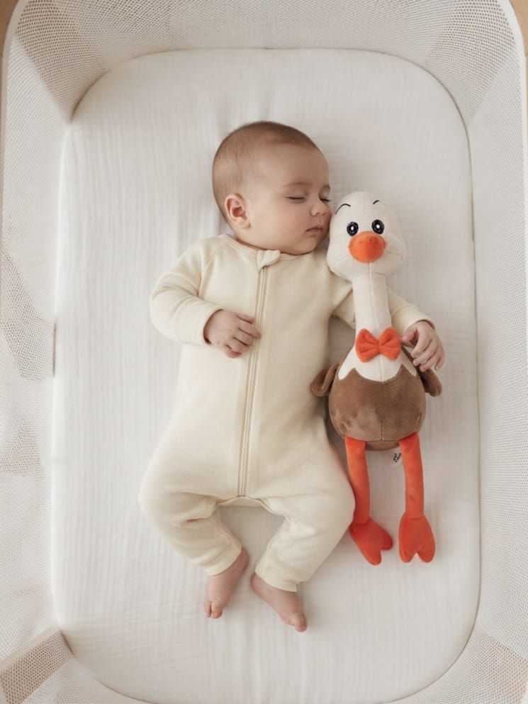450016 Deve Kuşu Peluş Uyku Arkdaşı Oyuncak