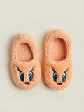 3301 Tweety Nakışlı Welsoft Bebek Patiği