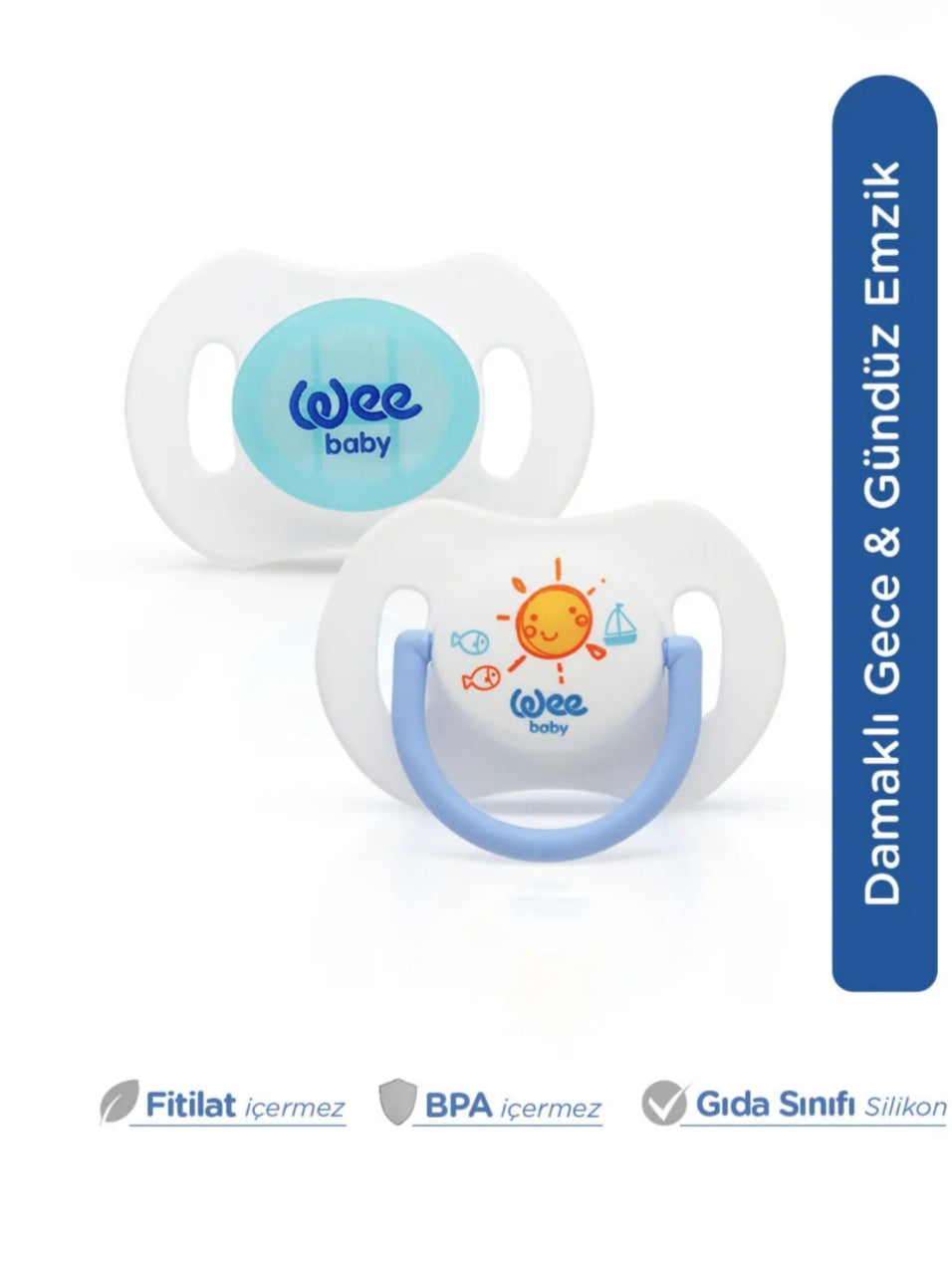 0152 Wee Baby Gece Gündüz Emzik Seti-0-6 Ay