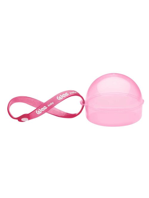 0117 Wee Baby Emzik Saklama Kabı-Pembe