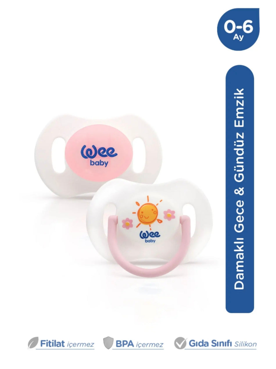 0152 Wee Baby Gece Gündüz Emzik Seti  0-6 Ay