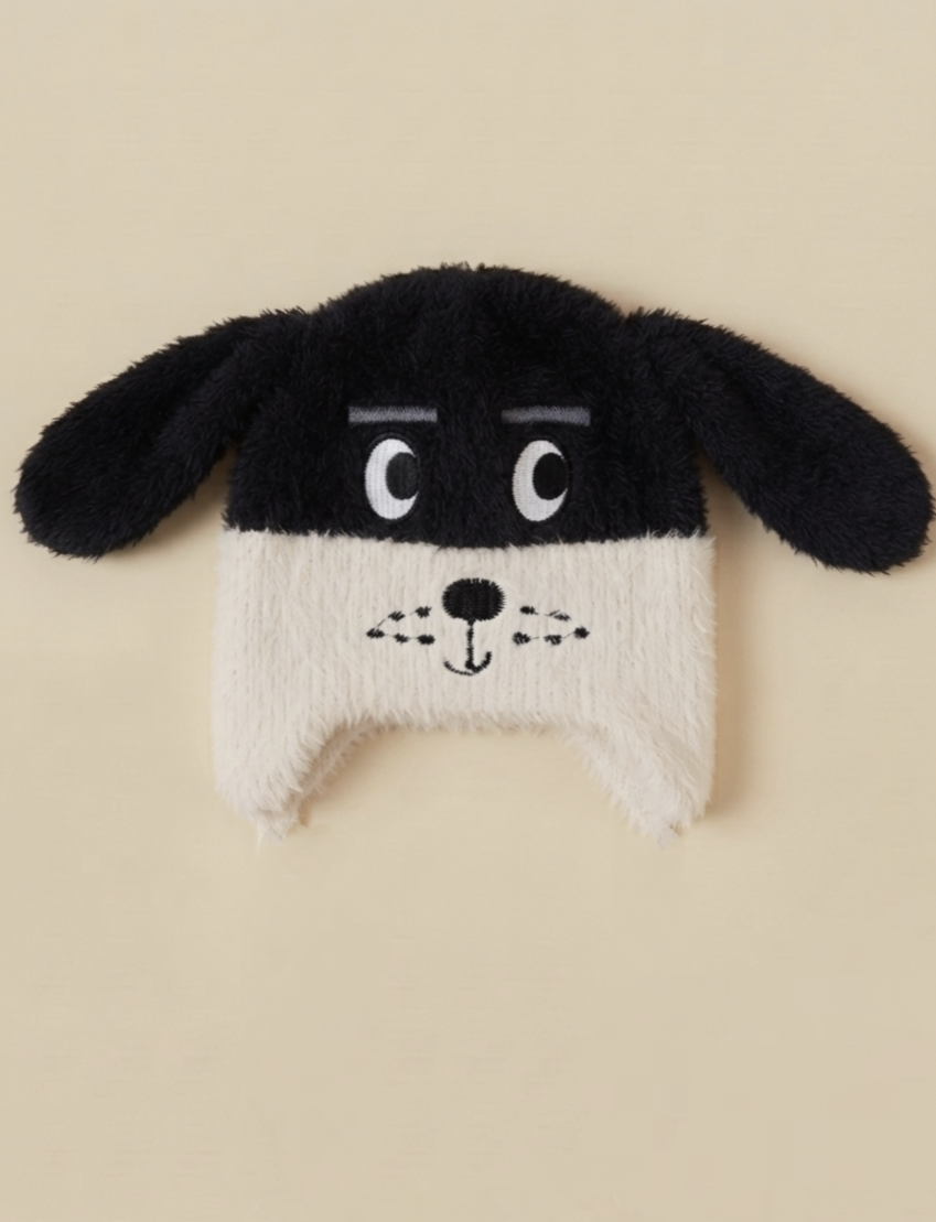 470511 Köpekçik Soft Bere-Siyah