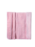 394327 Golden Love Star Kalp Kabartmalı Kutulu Peluş Battaniye - Pembe