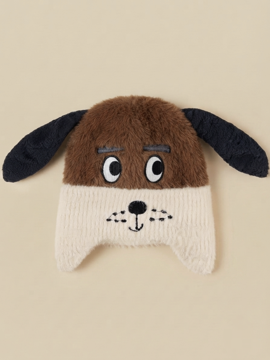 470511 Köpekçik Soft Bere-Kahverengi