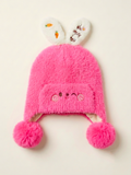 470515 Ponponlu Soft Bere-Fuşya