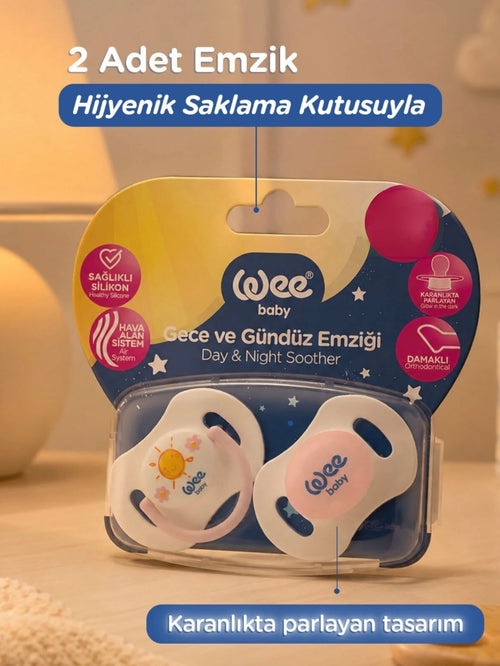 0152 Wee Baby Gece Gündüz Emzik Seti  0-6 Ay