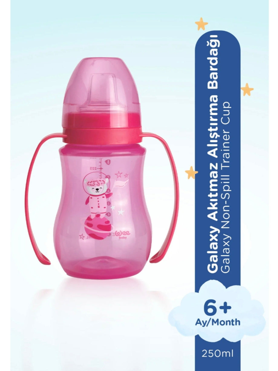 0754 Galaxy Akıtmaz Alıştırma Bardağı